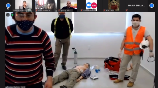 Entrenar mediante la "telesimulación", una experiencia exitosa en tiempos de pandemia