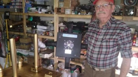 Un mendocino de 67 años inventó un esterilizador de aire que puede eliminar el coronavirus