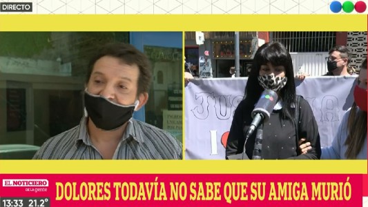 "Mi hija todavía no sabe que Luchi falleció" dijo el padre de Dolores, la mejor amiga de Lucía
