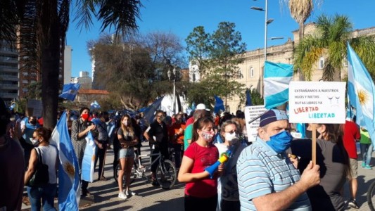 12-O: Santafesinos marcharon contra las medidas del gobierno