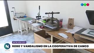 Robaron objetos de los talleres laborales de un CamCo