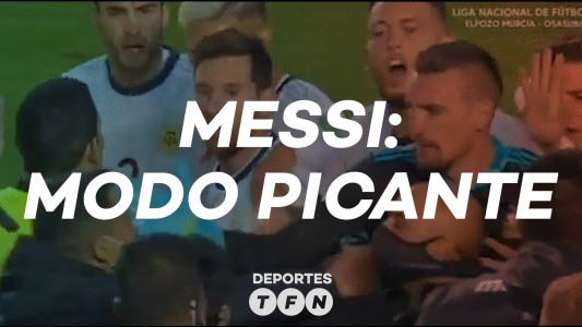 La bronca de Messi en Bolivia: "¿Qué te pasa pelado?"