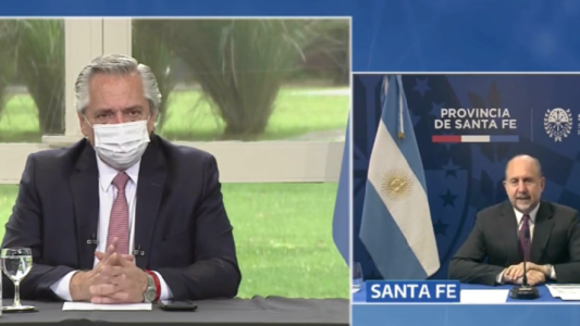 Fernández y Perotti anunciaron una inversión de 250 millones de dólares para Santa Fe y Córdoba