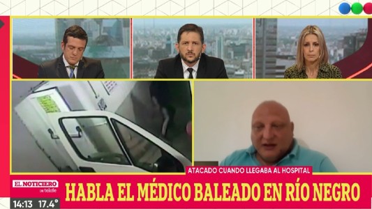 Habló el médico baleado en la puerta del hospital: "no se muera me decía la enfermera"