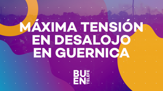 VIDEO: El desalojo del predio de Guernica por dentro