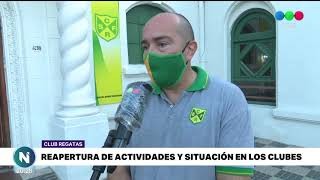Reabrieron los clubes: Regatas celebró el retorno a las actividades