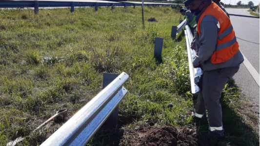 Ruta 168: Piden precaución al circular por obras de Vialidad Nacional