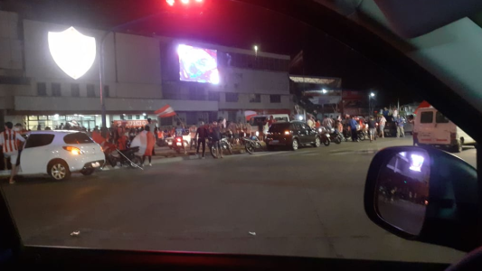 Se registraron incidentes en los festejos de los simpatizantes de Unión