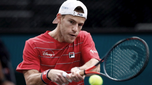 Schwartzman sufrió ante Medvedev en Francia