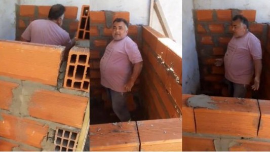 "¿Y la puerta?": el video que estalló en TikTok sobre los albañiles que construyen una casa