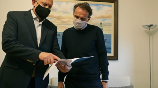 Perotti y Katopodis analizaron el plan de obras públicas para la provincia