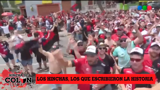 Reviví el programa Homenaje al Hincha de Colón por Telefe Santa Fe