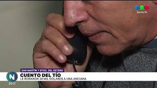 Abuelos en peligro: una mujer de 86 años fue víctima del cuento del tío
