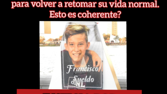Dolor e indignación: Dieron el alta de un psiquiátrico al asesino de Francisco Sueldo