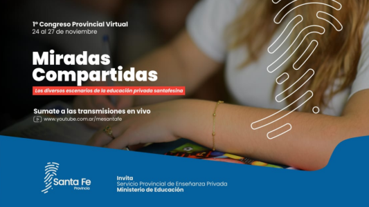 La  provincia lanza su primer congreso virtual de educación privada "Miradas Compartidas"
