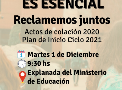 Padres organizados se concentrarán mañana para pedir por los actos de colación