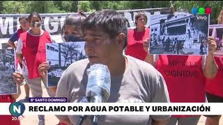 B° Santo Domingo: pidieron por agua potable y mejores condiciones