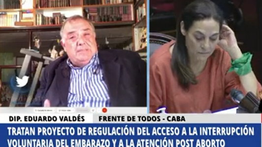Luego de la carta de su hijo, Valdés votará en contra en general pero apoyará artículos sobre despenalización