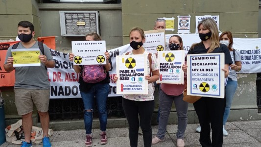 Siprus se movilizó para reclamar reconocimiento salarial y profesional