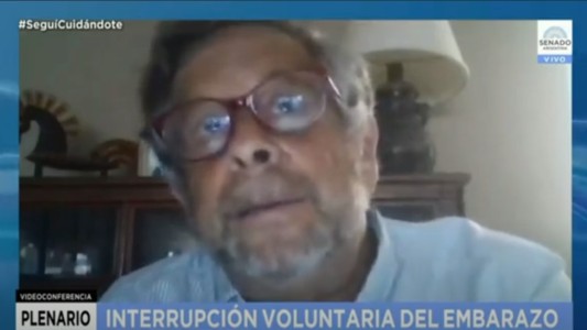 Rubinstein disertó en el Senado: "Estoy a favor de la vida y de la libertad de elegir"