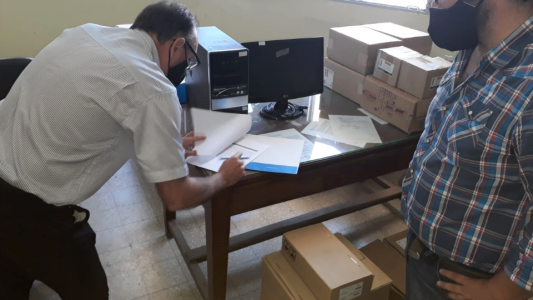 Vialidad Nacional entregó luminarias a la municipalidad de Santa Fe