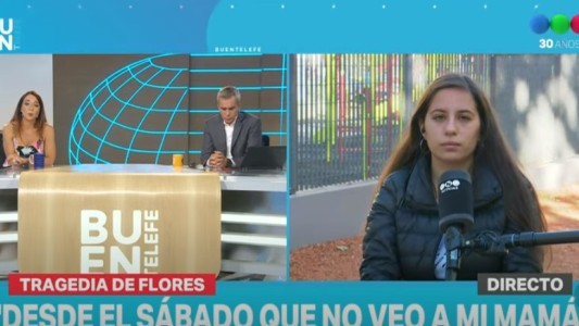 Habló la hermana de Isaac: "Mi mamá quiso salvar a mi hermano pero no llegó"