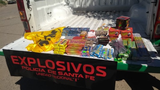 Este miércoles se realizaron nuevos secuestros de pirotecnia