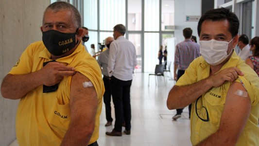 Coronavirus: así fue el operativo de vacunación al personal de los servicios de emergencia