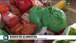 Banco de alimentos: recuperaron más de 400.000 kilos de alimentos en 2020