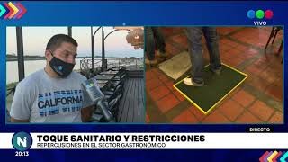 Toque de queda sanitario: la preocupación del sector gastronómico