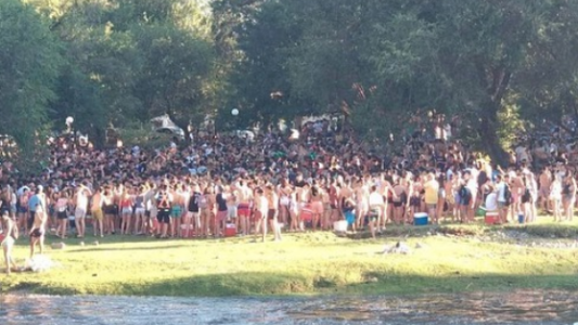 No cesan las fiestas clandestinas en las playas de Santa Rosa de Calamuchita