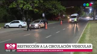 A partir de hoy rigen las restricciones horarias de circulación