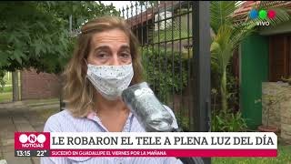 Guadalupe: le robaron el televisor a plena luz del día