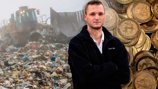 Ofrece recompensa por disco duro con USD 285 millones en bitcóins tirado por accidente