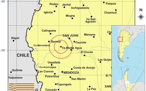 Un fuerte sismo sacudió a San Juan y se sintió en varias provincias