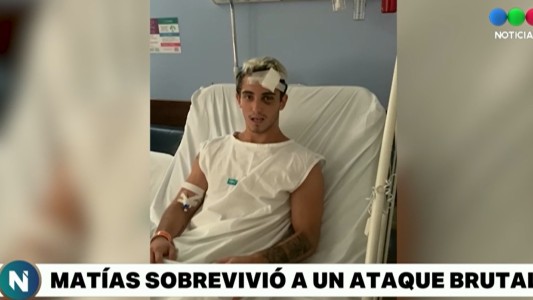 Habló Matías, el joven atacado a botellazos en un boliche de Mar del Plata