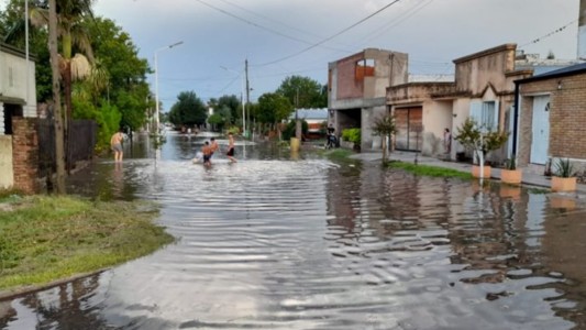 Diluvio en Coronda: la lluvia trajo alivio pero provocó anegamientos