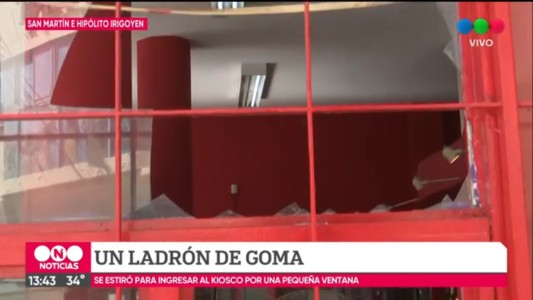 Un ladrón "de goma" atentó en comercio de peatonal San Martín
