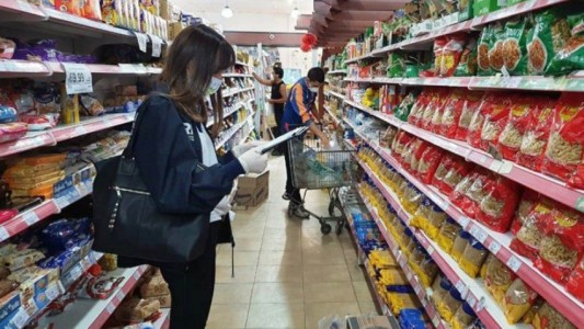 Constatan sobreprecios de hasta un 30% en supermercados de la provincia