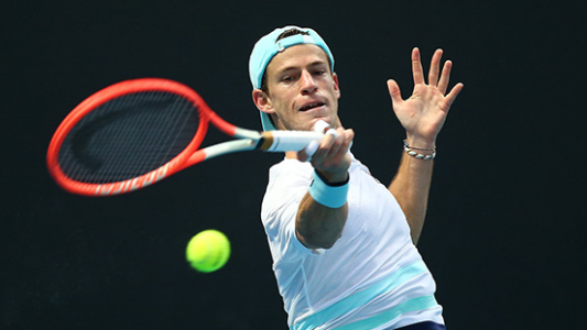 Schwartzman, el único argentino que festejó en el inicio del Abierto de Australia