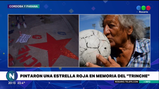 Trinche Carlovich: homenaje y reclamo por seguridad