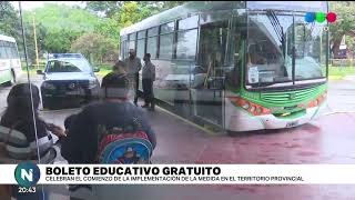 Boleto gratuito: se ultiman detalles para presentarlo en toda la provincia