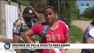 Villa Oculta: los vecinos dicen sentirse olvidados por el Estado
