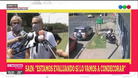 Saín sobre el policía que abatió al motochorro: "Nos pareció elocuente su desempeño"