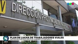 Los trabajadores viales en plan de lucha por descuentos salariales