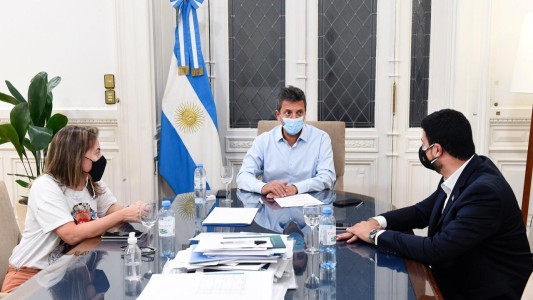 Cleri y Massetani se reunieron con Massa para impulsar el proyecto de Ganancias