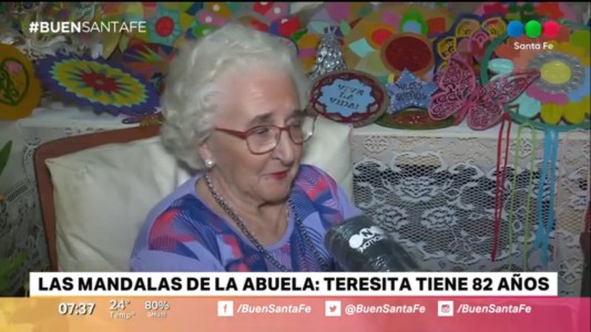 Teresita, "la abuela de los mandalas"