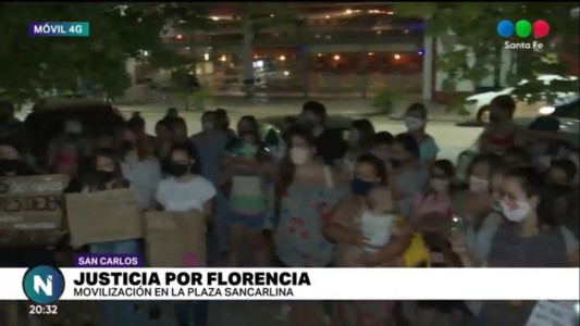 Multitudinario pedido de justicia por Florencia en San Carlos
