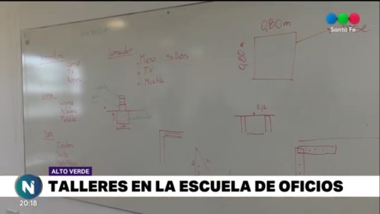 La Escuela de Oficios de Alto Verde también vuelve a la presencialidad