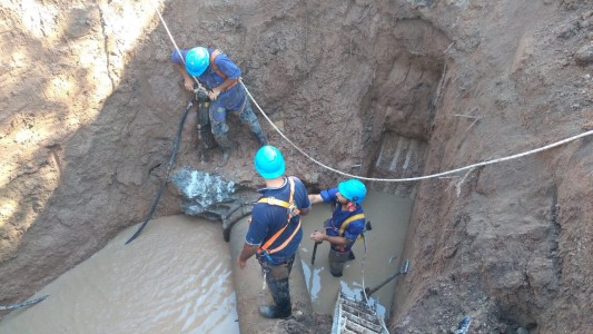 Aguas Santafesinas terminó con los trabajos en el noroeste de la ciudad